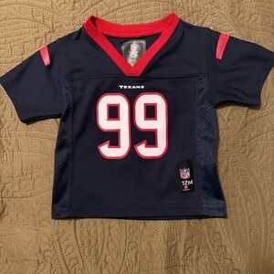 NFL Houston Texans Toddler Navy & Red Jersey Top - Size 12M